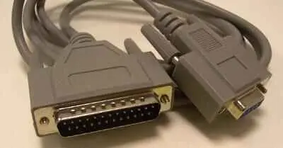 PRO SIGNAL Cabo D-Sub Fêmea 9-Pinos para Macho 25-Pinos, 2m Cinza