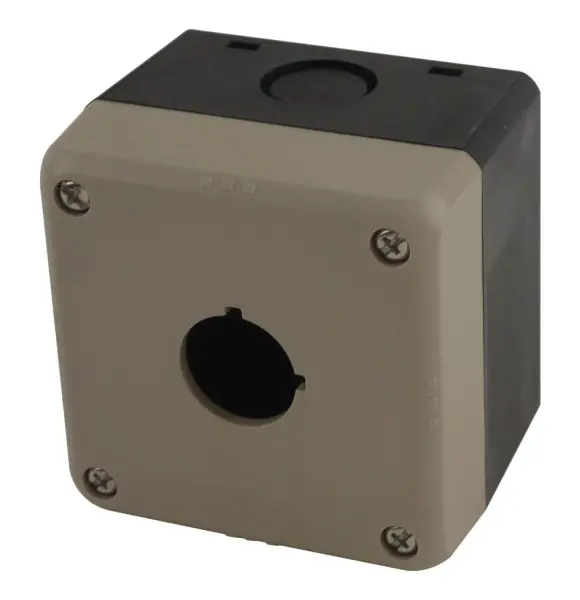 IDEC FB1W-111Z 1 Hole Control Station Enclosure, Polycarbonate, IP65, 76x76x59.