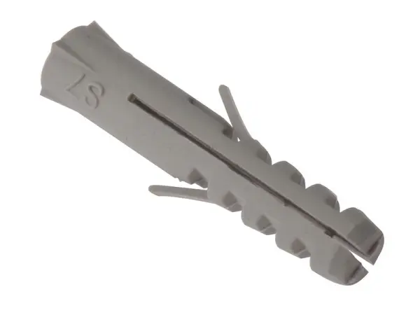 ForgeFix Buchas de Parede sem Aro Nylon M8 x 40mm - Pacote de 100