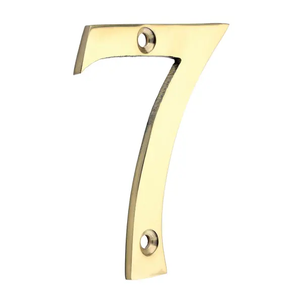 Timco Numeral de Porta em Latão Polido 75 mm