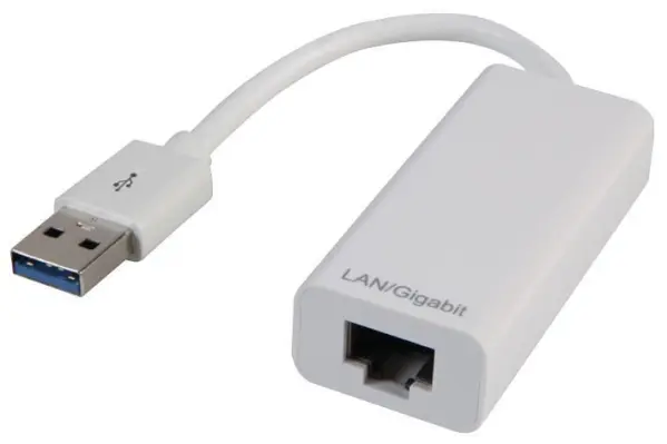 PRO SIGNAL Μετατροπέας USB 2.0 σε Ethernet Gigabit, Λευκός