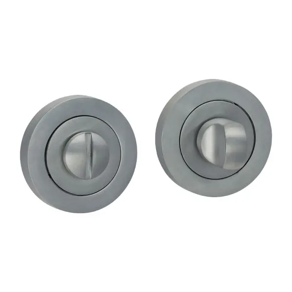 Timco WC Thumb Turn and Release - Satin Chrome
