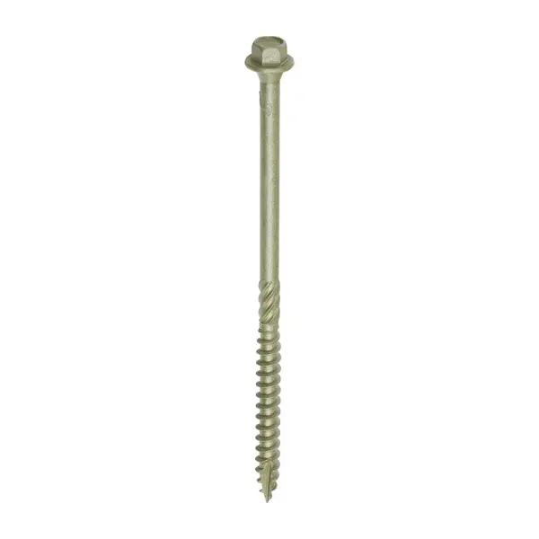 Timco Timber Frame Screws, Hex Flange, 6.7x125mm, 50pc Pack
