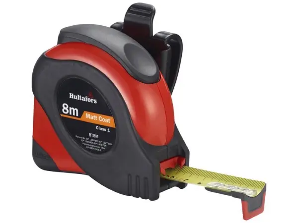 Hultafors BT8M Big T Pocket Tape Measure, 8m x 25mm, Metric