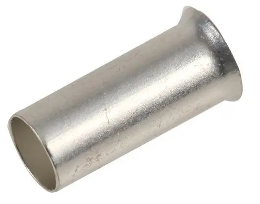 Concordia Technologies Uninsulated Wire Ferrules, 10mm², 12mm (Pack of 100)
