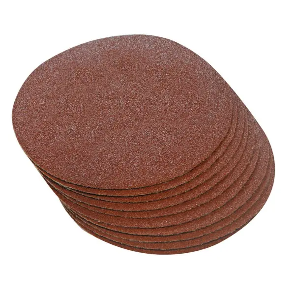 Silverline Hook & Loop Sanding Discs, 300mm, 60 Grit, 10-Pack