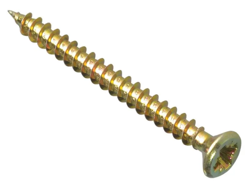 ForgeFix Multi-Purpose Pozi CSK Screw 3.5x50mm, ZYP, Box 200