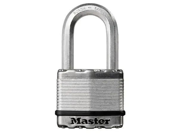 Master Lock Excell™ 64mm Laminated Steel Padlock, 5-Pin, 38mm Shackle