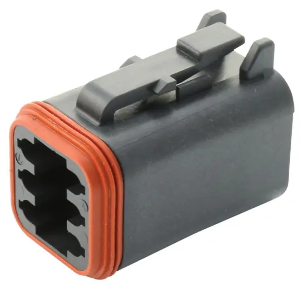 DEUTSCH DT Series Plug, 6-Way, 13A, 12-20AWG