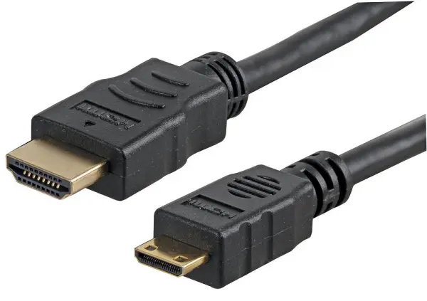 PRO SIGNAL High-Speed HDMI Kabel, Mini C Stecker auf HDMI Stecker, Goldkontakte