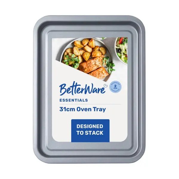 Betterware Essentials Non-Stick Oven Tray, 31cm