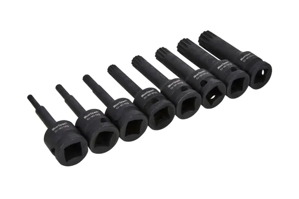 Blue Spot Tools 8件套 1/2英寸冲击螺栓套筒 M5-M18