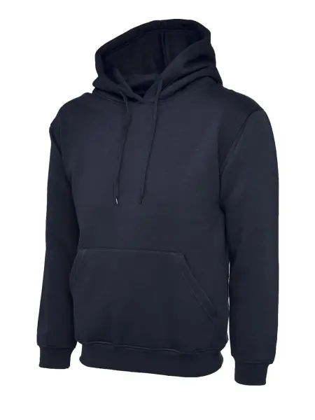 Uneek Classic Unisex Hooded Sweatshirt - Navy - 3XL