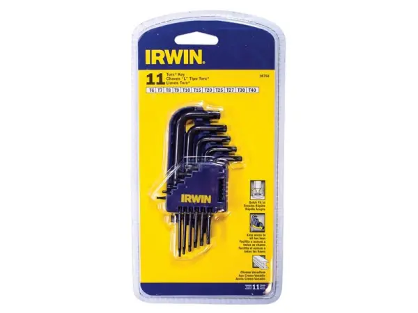 IRWIN Short Arm TORX Key Set, 11 Piece (TX6-TX40)