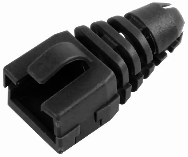 ENCITECH RJ45 Retro-Fit Strain Relief, Black, 10 Pack