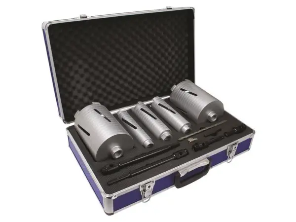 MEXCO X90 Slotted Dry Core Drill Kit, 11-Piece