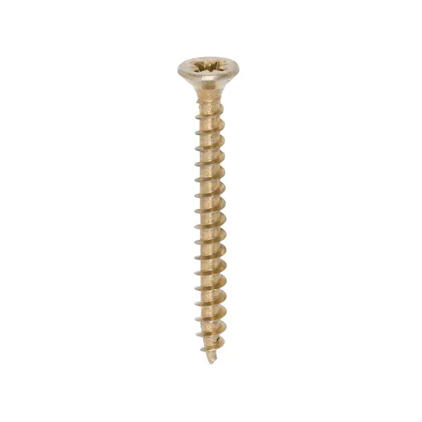 Timco PZ Double Countersunk Woodscrews, 4.0 x 40mm, 200 Pack