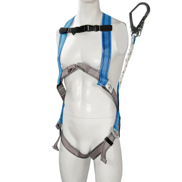 Silverline Fall Arrest Kit - Harness & Shock Absorber, EN Certified