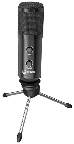 LORGAR Soner 313 Microphone USB Gaming avec trépied