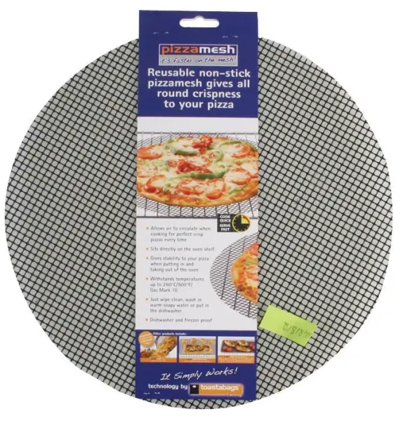 Toastabags Pizzamesh Non-Stick Black Mesh Oven Pizza Tray 32cm