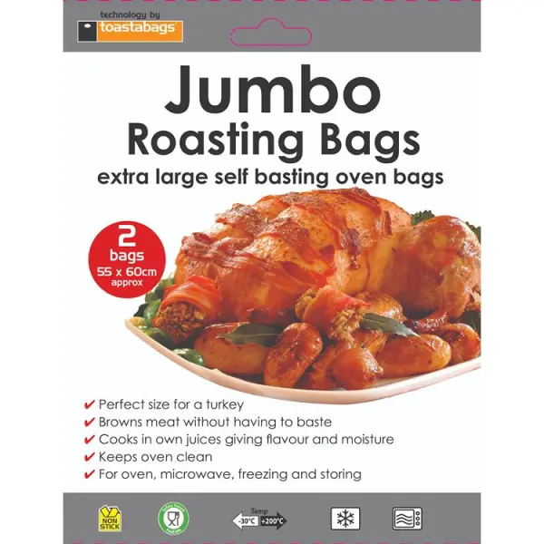 Planit Products Oven Roasting Bags Jumbo 2-Pack