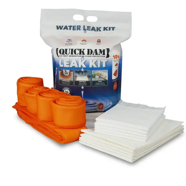 Quick Dam Kit de Control de Inundaciones Interior - 5 Paños Absorbentes, 5 Pañ