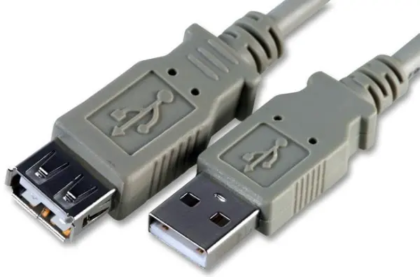 PRO SIGNAL USB 2.0 A플러그 - A소켓 연장 케이블, 그레이, 1.8m