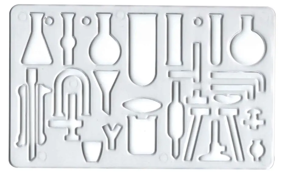 MAJOR BRUSHES - Pochoir symboles chimiques, 120x190mm