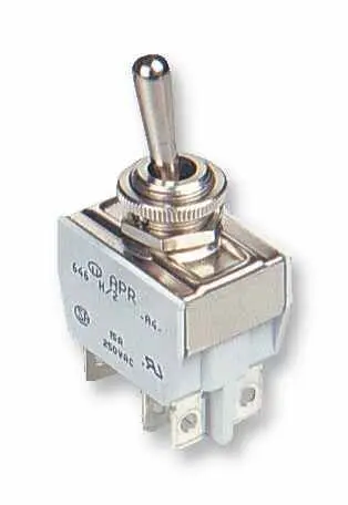Apem DPST 토글 스위치, 금제 레버, ON-OFF, 15A 250V