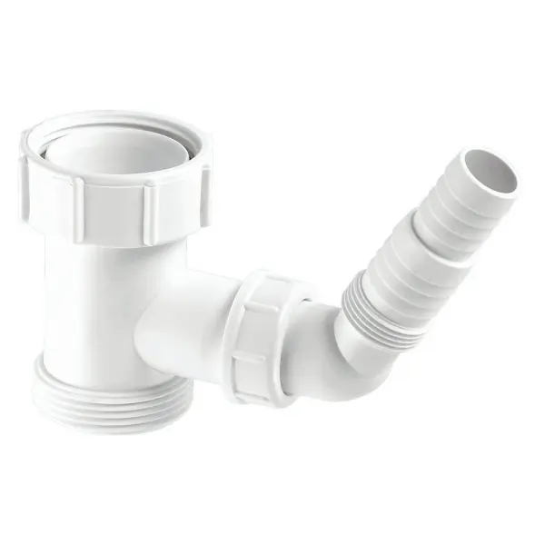 McAlpine Compression Domestic Appliance Tee Connector White 40mm