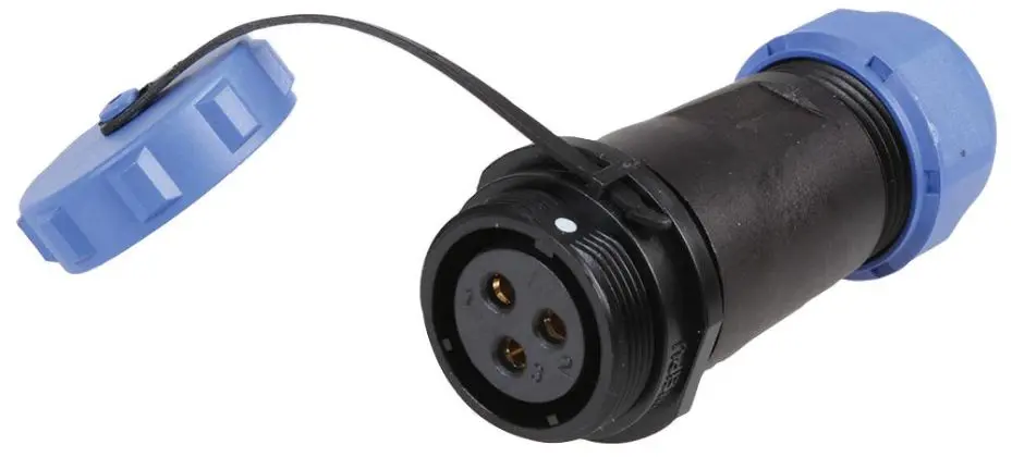 PRO ELEC SP211 Σειρά 3-Pole Κυλινδρική Βιδωτή Σύνδεση, IP68, 30A