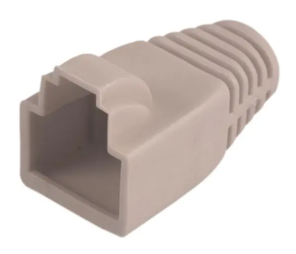 TUK RJ45 Cat5e Strain Relief Boot, Grey, 5-5.8mm