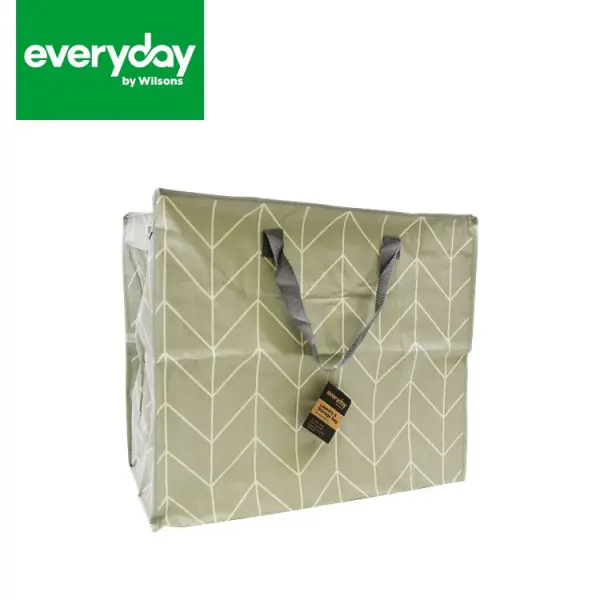 Everyday by Wilsons Wäsche- & Aufbewahrungsbeutel, Smokey Chevron, 57x48x29cm