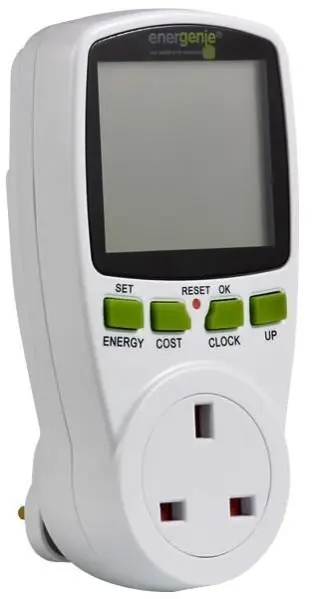 Energenie Energiemonitor met besparingsfunctie, 13A, LCD-scherm
