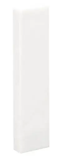 Module vide 1/2 taille Crabtree, blanc