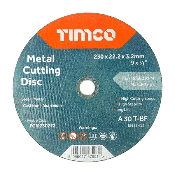 Timco - Δισκοπρίονο Απολεπιστικό 230mm x 22.2mm, Σετ 25τεμ