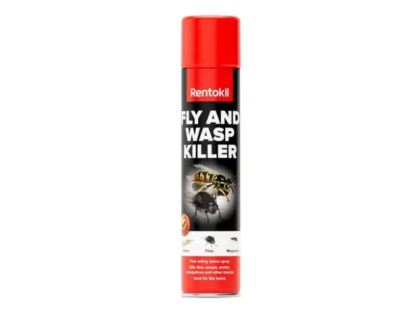 Rentokil Fly & Wasp Killer Spray, 600ml