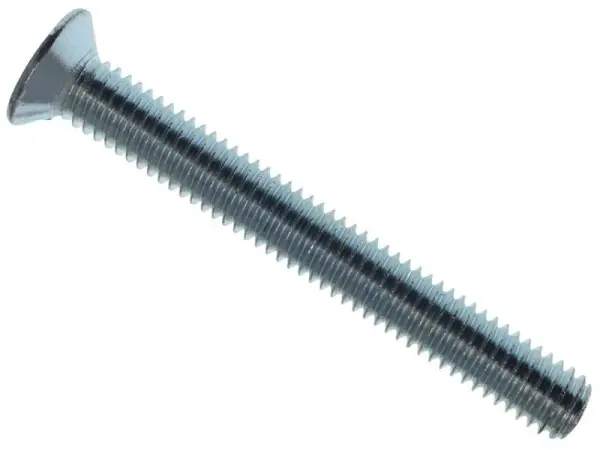 METALMATE Zinc Plated Pozi Drive Countersunk Machine Screws - M6 x 50mm Box 25