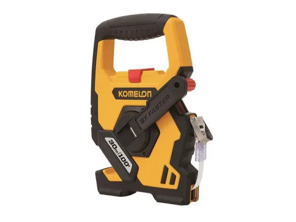 Komelon - Μεζούρα Επαγγελματική 30m/100ft, Πλάτος 13mm, Ακρίβεια Κλάσης II