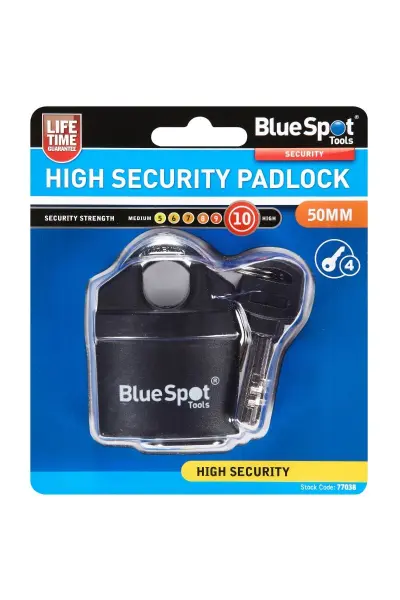 Blue Spot Tools - Lucchetto ad Alta Sicurezza da 50mm