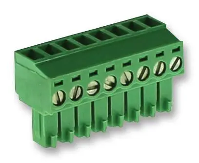 CAMDENBOSS 8 Pole Terminal Block, Screw Connection, 3.5mm Pitch Spacing