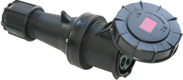 PCE Presa CEE da 63A 415V Montaggio su Cavo, 3P+N+E, IP67, Nero