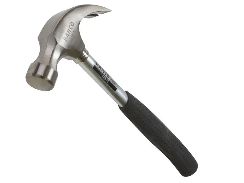 Bahco 450g Claw Hammer with Steel Shaft