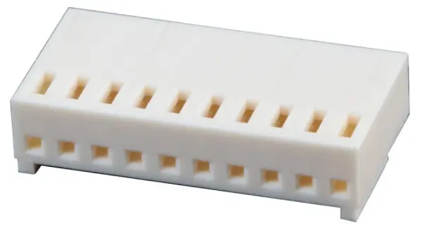 MULTICOMP PRO Alojamento para Crimpagem, 2,54mm, 10 Vias, Receptáculo