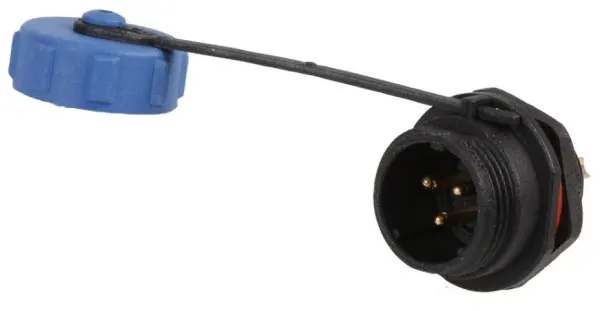 PRO ELEC Rund-Steckverbinder Plug mit Gewinde, 3-polig, IP68