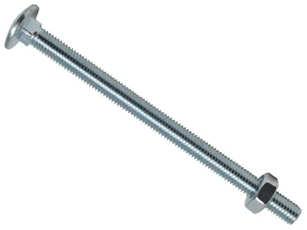 METALMATE Bolt & Nut M10 x 150mm - Kotak 10 Set, Saduran Zink