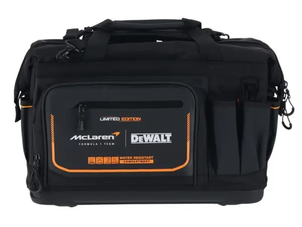DEWALT McLaren Tool Bag, 43 Pockets, Water-Resistant, 28.7L