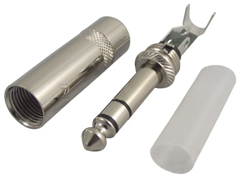 REAN Plug 3-Bhealach Nicil 6.35mm