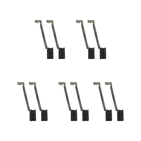 CarbonBr - 5 Sraith Scuab Charóin do Tharrair Black & Decker DeWalt (6.2 × 8 × 