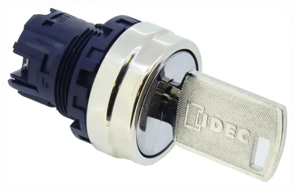 IDEC Maintained 2 Position Key Selector Switch, 22mm